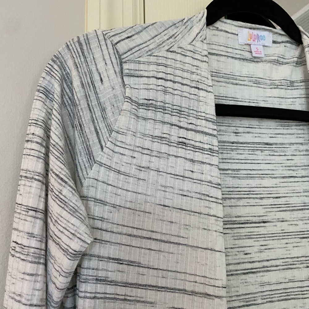 Lularoe Sarah long cardigan gray